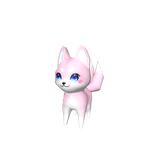 Pink Kitsune Friend