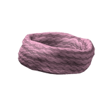 Pink Knitted Fluffy Winter Hat