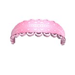 Pink Lace Headband