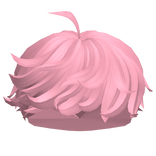 Pink Messy Side Swoop