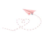 Pink Paper Plane