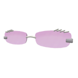 Pink Pierced Trendy Glasses