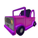 Pink Plastic Toy Car