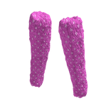 Pink Polka Dot Wool Leg Warmers