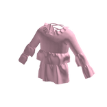 Pink Ruffled Blouse