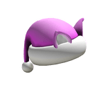 Pink Santa Hat with Cat Ears