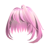 Pink Short Fluffy Anime Hair