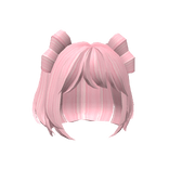 Short Wolf Cut Pigtails - Pink - Roblox