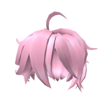 Pink Short Messy Anime Hair