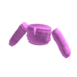 Pink Sleeve Tube Top with Golden Tie Rings