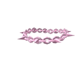 Pink Spiked Chain Choker