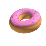 Pink Sprinkled Donut