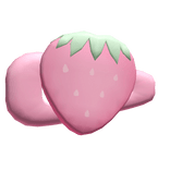 Pink Strawberry Hair Clip
