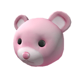 Pink Teddy Bear Head