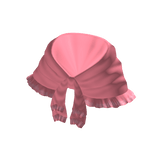 Pink Tied Lace Shawl