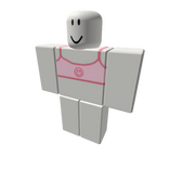 Pink top with pink preppy smile 