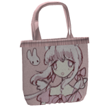 pink tote bag
