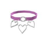Pink Triple Heart choker (3.0)
