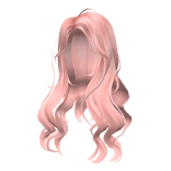 Pink Wavy Hairstyle