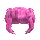 Pink Wavy Pigtails