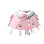 Pink Winter Ribbon Cape