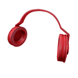 Pixel Heart Headset - Red