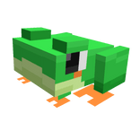 PixelCuteLimeFrogShoulderPet