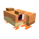PixelCuteOrangeFrogShoulderPet