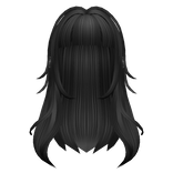 Pixie Flared Hair (Black)