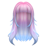 Pixie Flared Hair (Cotton Candy)