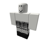 ✅ Plaid pants w Black shoes