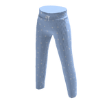 Pleated Pants - Blue Floral