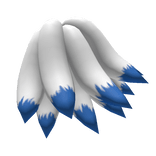 Plush Blue Kitsune Tails