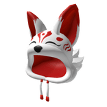 Plush Red Kitsune Hoodie