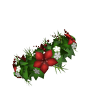 Poinsettia Bun Wreath