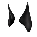 Pointy Black Canine Ears
