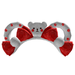 Polar Bear Headband Red