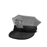 Police Officer Cap White