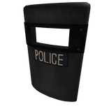 Police Riot Shield Back