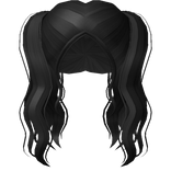 Popular Black Wavy Pigtails 