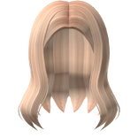 Popular Girl Middle Part in Blonde