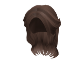 Popular Preppy Half Up Aesthetic Girl (Brown)