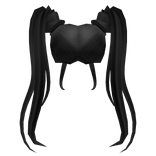 Precious Pigtails in Black