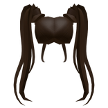 Precious Pigtails in Brown