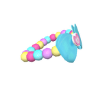 Preppy BLUE Aesthetic armband w/ bow