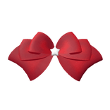 Preppy Christmas Star Red Bow