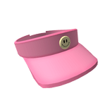 Preppy Smiley Visor (Pink)