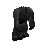 Pretty Curly Black Ponytail