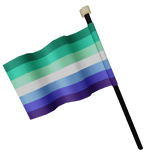 Pride Back Flag - Gay