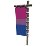 Pride Sashimono Flag: Bi